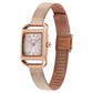 Titan Horizon Quartz Analog Pink Dial Stainless Steel Strap Watch For Women 95298wm01