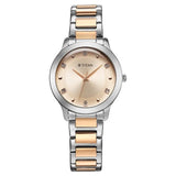 Titan Horizon Quartz Analog Rose gold Dial Stainless Steel Strap Watch For Women 95299km01