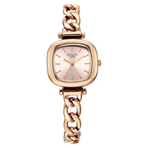 Titan Raga Showstopper Quartz Analog Rose Gold Dial Watch For Women - 95302WM01 - KRISHNA WATCH COMPANY