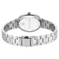 Titan Metro Quartz Analog Silver Dial Stainless Steel Strap Watch For Women 95304sm01