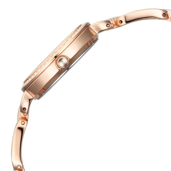 Titan Raga Showstopper Quartz Analog Rose Gold Dial Metal Strap Watch For Women 95305wm01