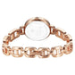 Titan Raga Showstopper Quartz Analog Rose Gold Dial Metal Strap Watch For Women 95305wm01