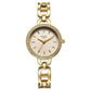 Titan Raga Showstopper Quartz Analog Golden Dial Metal Strap Watch For Women 95305ym01