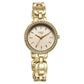 Titan Raga Showstopper Quartz Analog Golden Dial Metal Strap Watch For Women 95305ym01