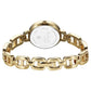 Titan Raga Showstopper Quartz Analog Golden Dial Metal Strap Watch For Women 95305ym01