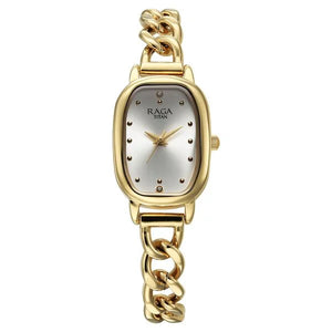 Titan Raga Showstopper Quartz Analog Silver Dial Watch For Women - 95309YM01 - KRISHNA WATCH COMPANY