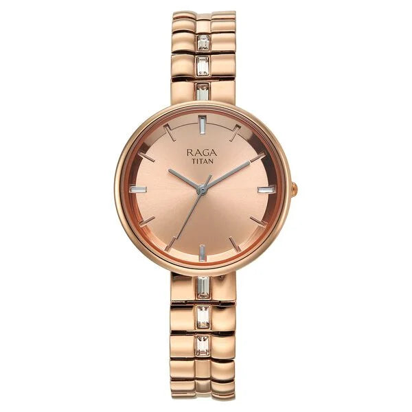 Titan Raga Contempore Quartz Analog Watch For Women 95310wm01 - KRISHNA WATCH COMPANY