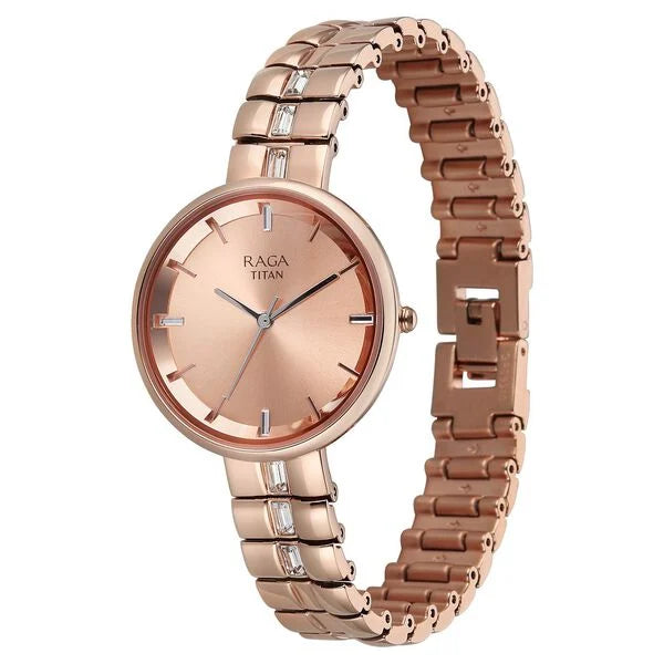 Titan Raga Contempore Quartz Analog Watch For Women 95310wm01 - KRISHNA WATCH COMPANY