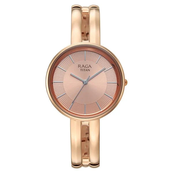 Titan Raga Contempore Quartz Analog Watch For Women 95310WM02F - KRISHNA WATCH COMPANY
