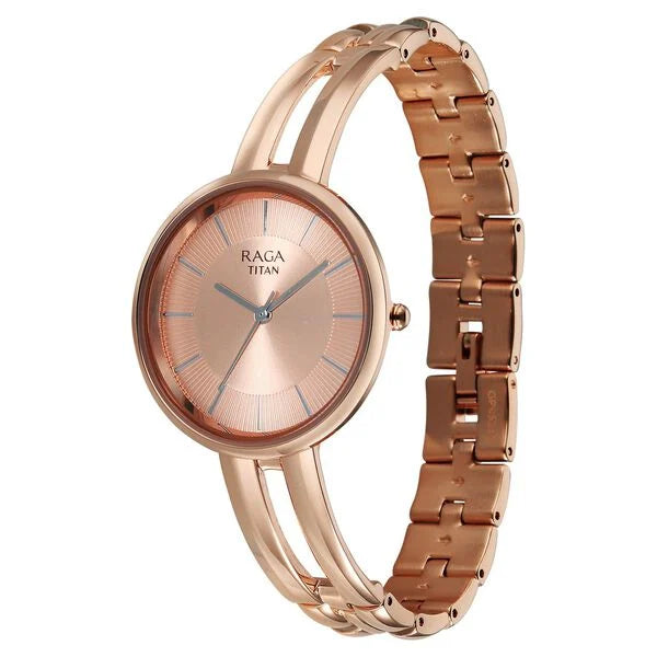 Titan Raga Contempore Quartz Analog Watch For Women 95310WM02F - KRISHNA WATCH COMPANY