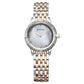 Titan Glamour Quartz Analog Mother Of Pearl Dial Two Toned Stainless Steel Strap Watch For Women 95316km01