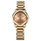 Titan Workmode Quartz Analog Rose Gold Dial Stainless Steel Strap Watch For Women 95324wm01