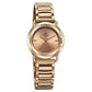 Titan Workmode Quartz Analog Rose Gold Dial Stainless Steel Strap Watch For Women 95324wm01