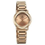Titan Workmode Quartz Analog Rose Gold Dial Stainless Steel Strap Watch For Women - 95324WM01