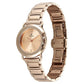 Titan Workmode Quartz Analog Rose Gold Dial Stainless Steel Strap Watch For Women 95324wm01