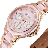 Titan Glamour Quartz Multifunction Watch For Women - 95325KD01 - KRISHNA WATCH COMPANY
