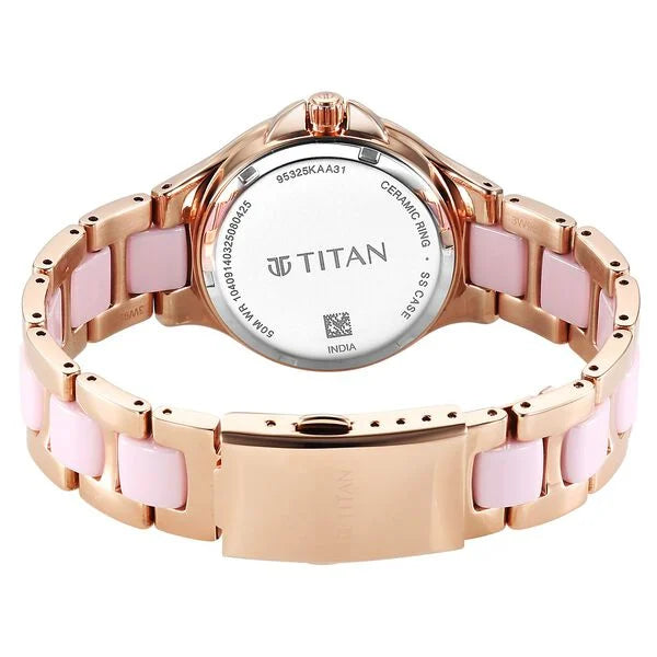 Titan Glamour Quartz Multifunction Watch For Women - 95325KD01 - KRISHNA WATCH COMPANY