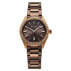 Titan Glamour Watch For Women 95326km02 - KRISHNA WATCH COMPANY