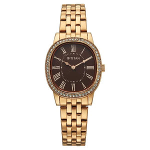 Titan Glamour Quartz Analog Watch For Women - 95332WM01 - KRISHNA WATCH COMPANY