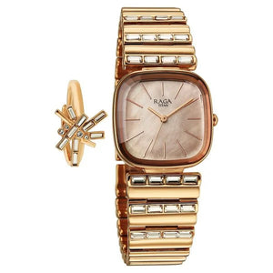 Titan Raga Glimmers Quartz Analog Watch For Women - 95339WM01F - KRISHNA WATCH COMPANY