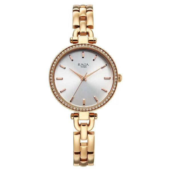 Titan Raga Showstopper Quartz Analog Watch For Women 95345wm01