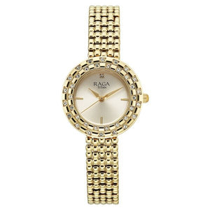 Titan Raga Showstopper Watch For Women - 95350YM01 - KRISHNA WATCH COMPANY