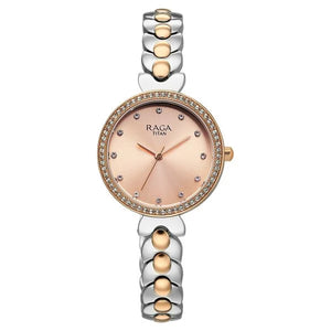 Titan Raga Showstopper Quartz Analog Watch For Women - 95357KM01 - KRISHNA WATCH COMPANY