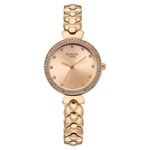 Titan Raga Showstopper Quartz Analog Watch For Women - 95357WM01 - KRISHNA WATCH COMPANY