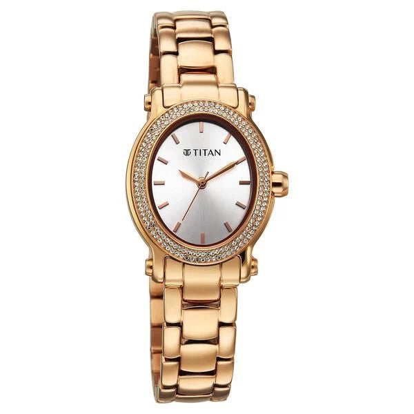 Titan Glamour Quartz Watch For Women 95359wm01 - KRISHNA WATCH COMPANY