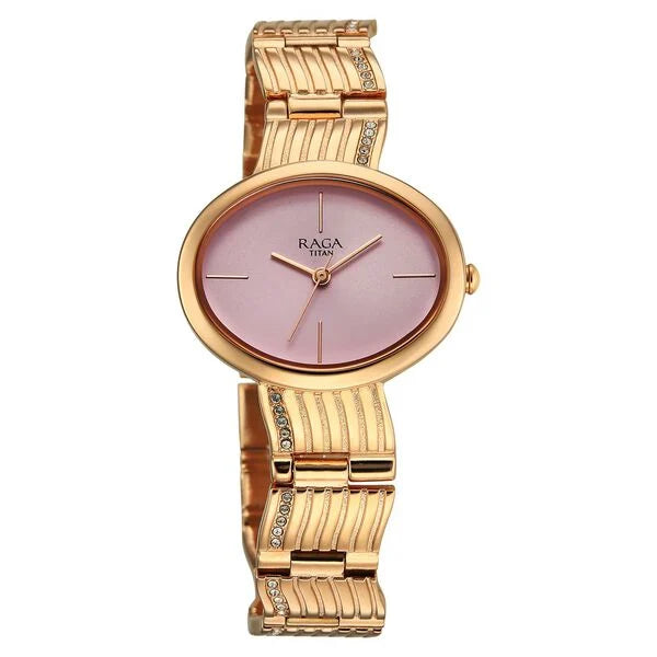 Titan Raga Glimmers Quartz Watch For Women 95362wm01