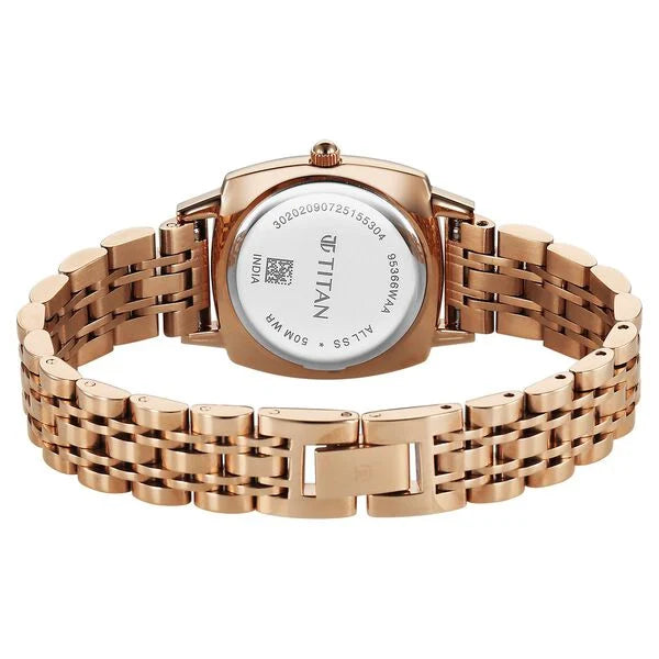 Titan Eminence Quartz Analog Watch For Women 95366wm01
