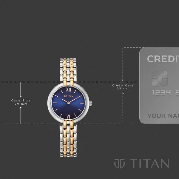 Titan Workday Wonders Quartz Analog Watch For Women 95368km01 - KRISHNA WATCH COMPANY