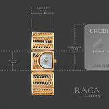 Titan Raga Ethereal Quartz Analog Mother of Pearl Dial Watch For Women 95375wm01f