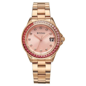 Titan Glamour Quartz Analog Watch For Women 95382wm01 - KRISHNA WATCH COMPANY