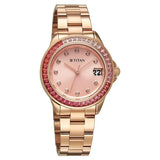 Titan Glamour Quartz Analog Watch For Women 95382wm01