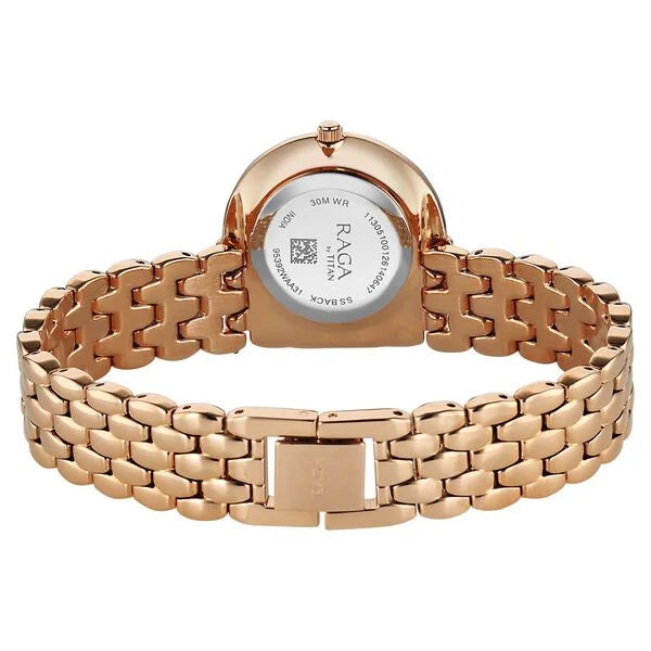 Titan Raga Chic Glam Quartz Analog Watch For Women 95392wm01