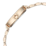 Titan Raga Spotlight Quartz Analog Mother of Pearl Dial Rose Gold Metal Strap Watch For Women 95419wm01