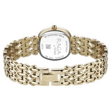 Titan Raga Spotlight Quartz Analog White Dial Golden Metal Strap Watch For Women 95421ym01