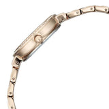 Titan Raga Spotlight Quartz Analog White Dial Rose Gold Metal Strap Watch For Women 95422wm01