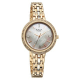 Titan Raga Spotlight Quartz Analog Silver Dial Rose Gold Metal Strap Watch For Women 95424wm01