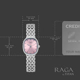 Titan Raga Spotlight Quartz Watch For Women 95430sm01
