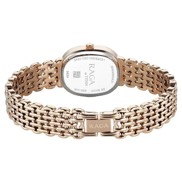 Titan Raga Spotlight Quartz Watch For Women 95430wm01