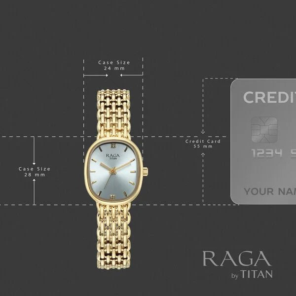 Titan Raga Spotlight Quartz Watch For Women 95430ym01