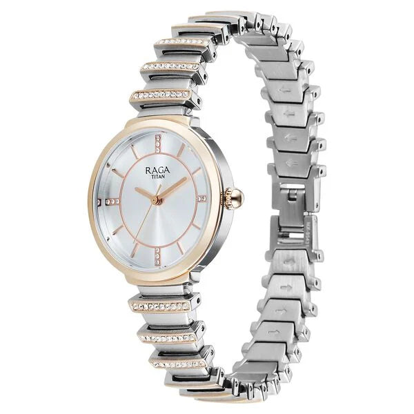 Titan Raga Spotlight Quartz Watch For Women - 95431KM01