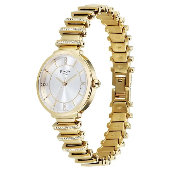 Titan Raga Spotlight Quartz Watch For Women 95431YM01