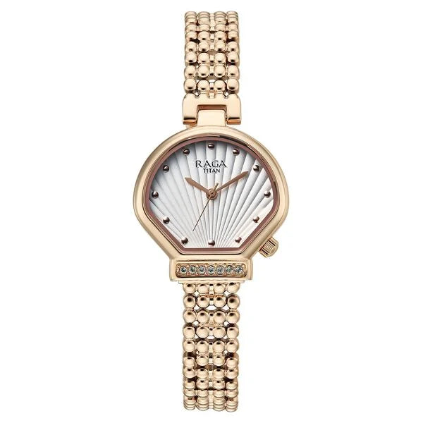 Titan Raga Spotlight Quartz Watch For Women - 95432WM01