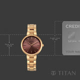 Titan Work Day Edit Quartz Analog Watch For Women 95436WM01