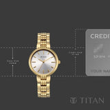 Titan Work Day Edit Quartz Analog Watch For Women 95436YM01