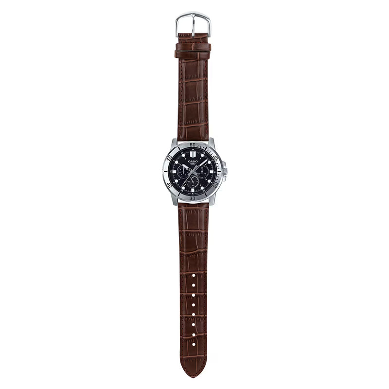 Brown Leather - Men's Watch MTP-VD300L-1EUDF - A1751