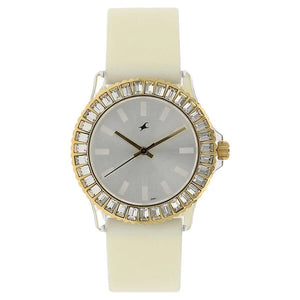 Fastrack Quartz Analog Silver Dial Plastic Strap Watch for Girls 9827pp01 - KRISHNA WATCH COMPANY